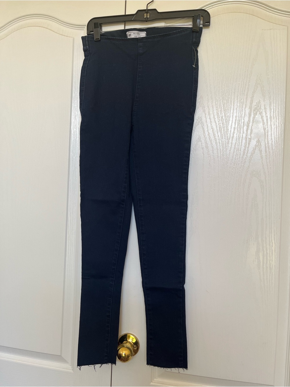 Free People Dark Navy Stretch Jeggings